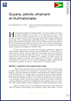 Guyana, pétrole ultramarin et multinationales (T 1010)
